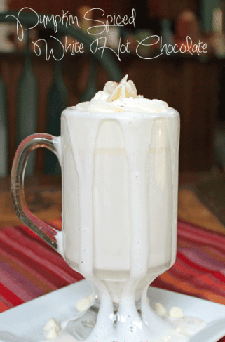 Pumpkin White Hot Chocolate