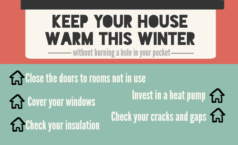 warm house infograph